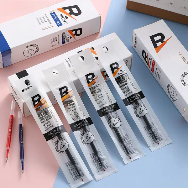 Dm-007 Retractable Gel Pen Refill Universal Pen Refill St Needle Tip Black Red Blue Replacement Refill Smooth Writing
