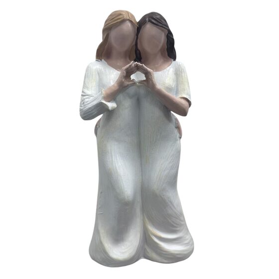 Cross-border New Mother's Day Love Angel Ornaments Home Characters Resin Statue Decorations Commemorating Family Gifts