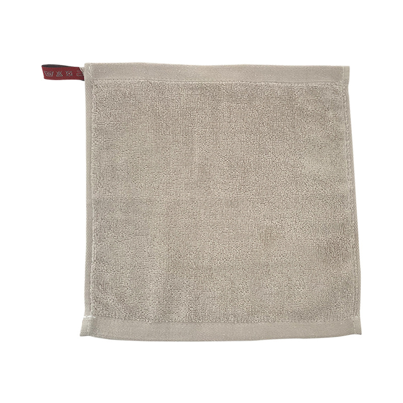 Wholesale pure cotton square scarf 25*25 restaurant small towels blue pink kindergarten hook handkerchief embroidered logo