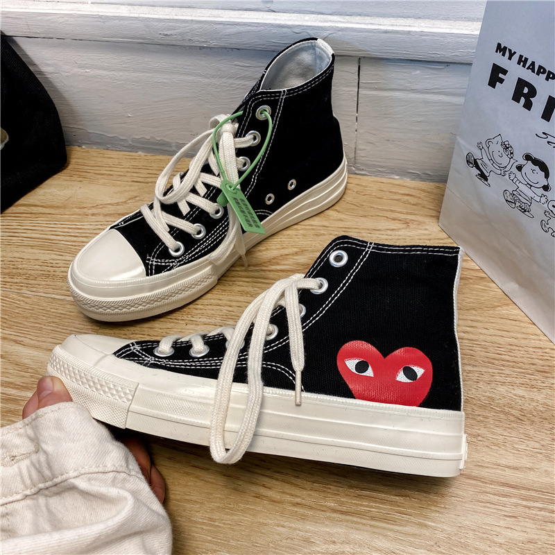 Rei kawakubo black high tops, it is recommended to take one size smaller