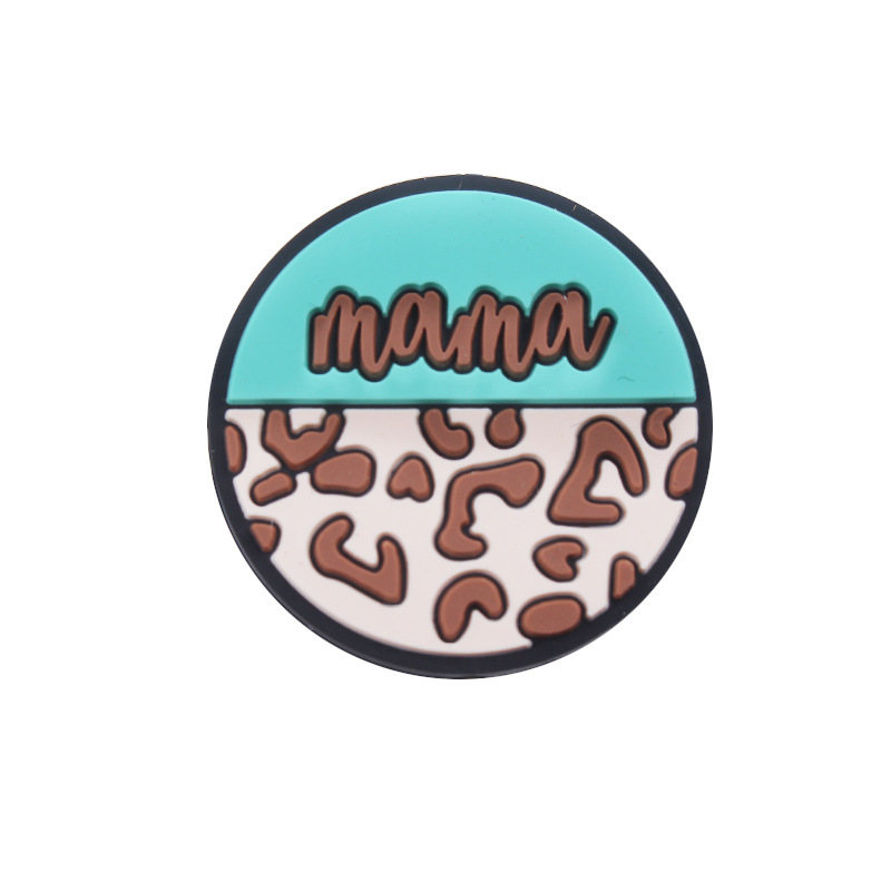 Productos creativos para bebés de bricolaje Dibujos animados Día de la madre MM joyería de silicona cadena de pezón molar dientes dientes accesorios de pulsera