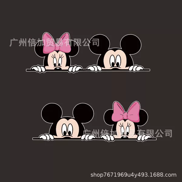 Pink Mickey Set (13*4.3CM) small size one pair