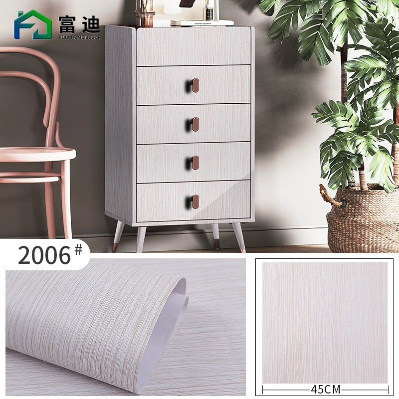 Самоклеящаяся водонепроницаемая обоевая рулонная бумага, 0,45×10 м, деревоимитация и текстурированные цвета