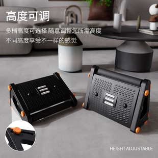 Work Station Dual-Use Footrest, Office Footrest, Footstool, Lunch Break Leg Rest, Massage Footrest, Anti-Warping Legs