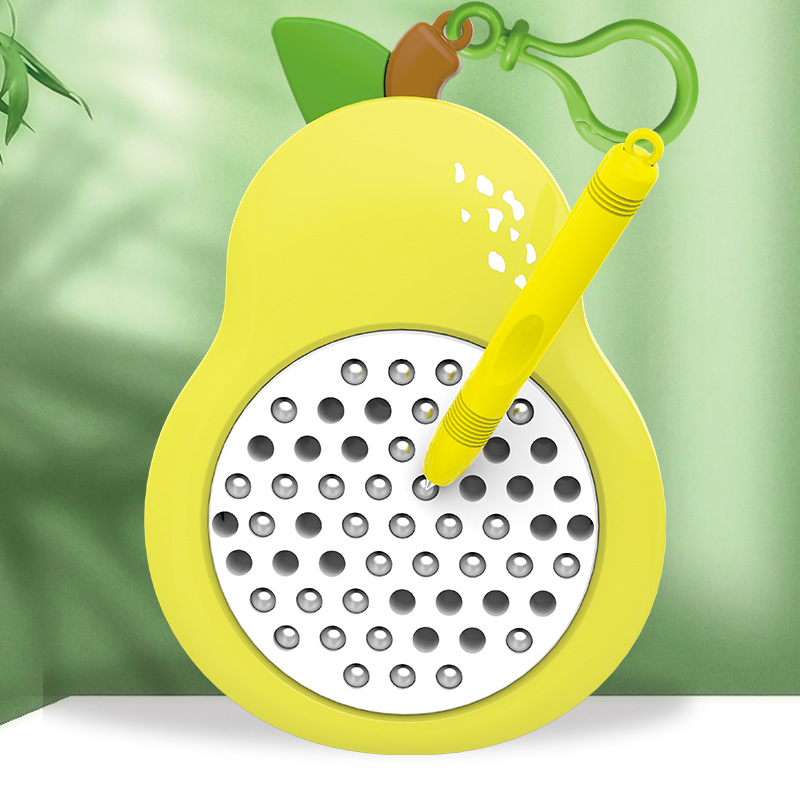 Animales pequeños creativos, frutas, bolas de acero magnéticas, tablero de dibujo, llavero, colgante para estudiantes, juguetes divertidos y prácticos, regalos al por mayor