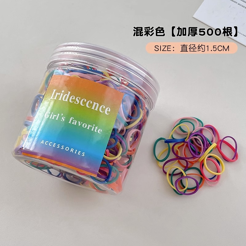Ligas Elásticas Desechables para Cabello de TPR, Alta Elasticidad, para Niños y Mujeres