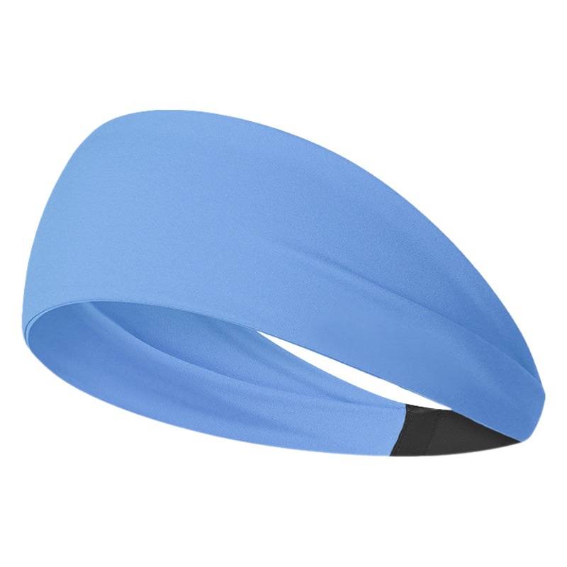 New summer high elastic breathable widened yoga fitness sports hair band moisture wicking hair curler sports running headscarf for women