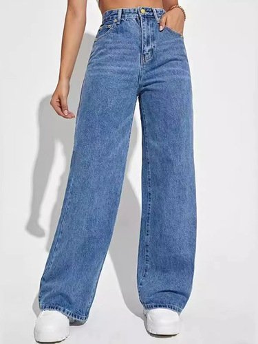 New style jeans for women's loose straight European and American women's pants for direct sales