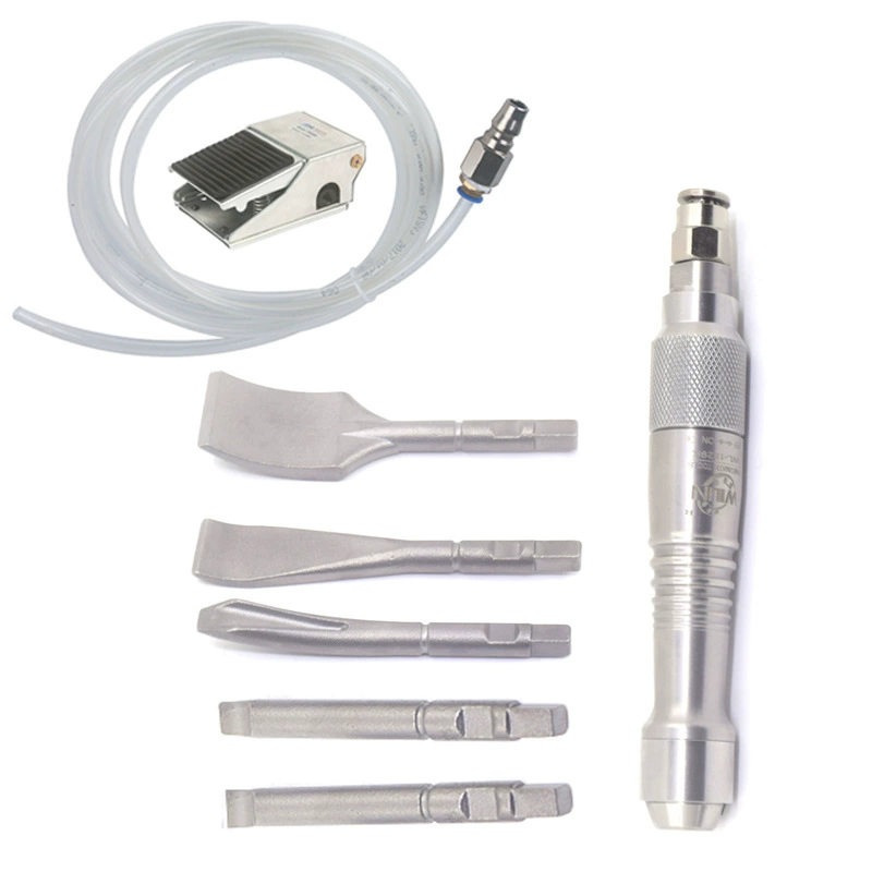 Пневматическая пневматическая лопата зубило скульптура устрицы раковины 5 долота микро воздушный поток отбойник с ножным переключателем