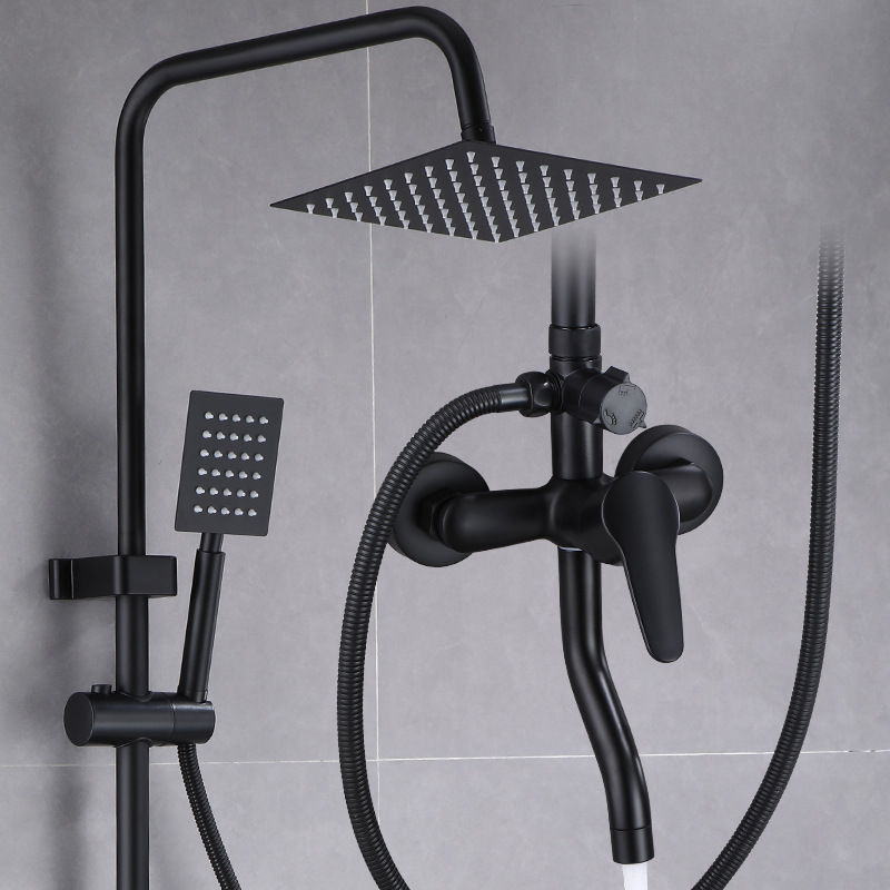 Ronda de tres paradas del Pato Donald negro (boquilla de acero inoxidable