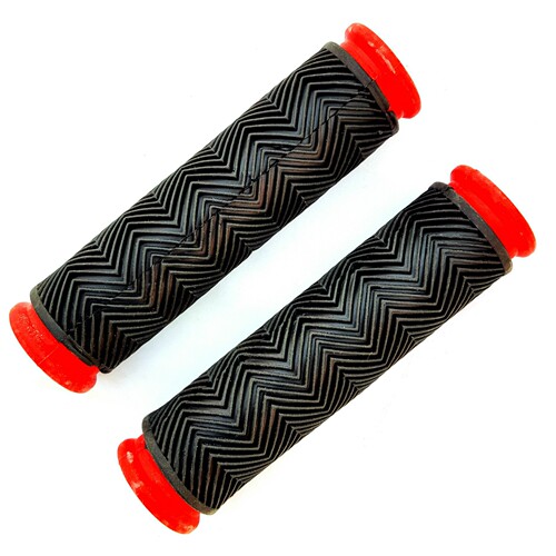Bicycle two-color water pattern handlebar mountain bike two-way water ripple handlebar cover non-slip rubber handshake single-pass handlebar cover
