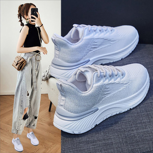 Ins Korean Style Feiwei Women's Shoes 2025 Summer New Student Sports Shoes Women's Breathable Fitness Running Casual Shoes 283