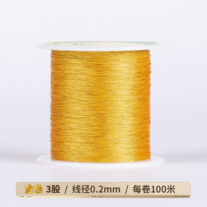 China nudo especial de cuerda roja hecha a mano DIY cuerda roja cadena cuerda trenzada anillo pulsera collar cuerda roja línea 5