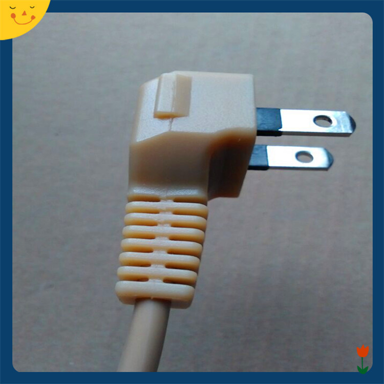 厂家供应二芯弯头日本插电源线日本弯头防水电源线延长线电源线