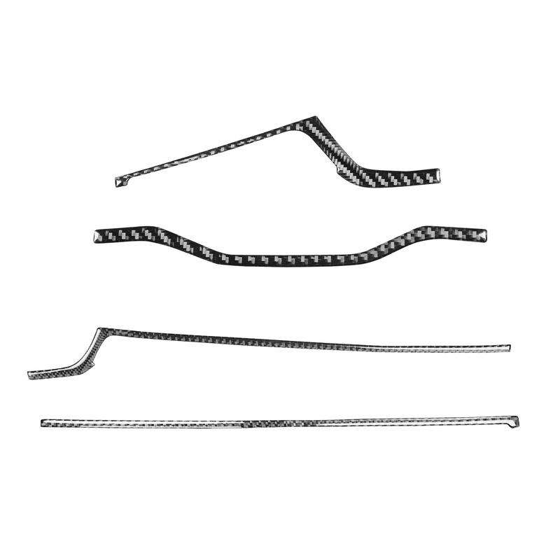 Applicable to Audi A4/A5/B9 carbon fiber instrument panel decorative strip decoration car control interior modification accessories paste