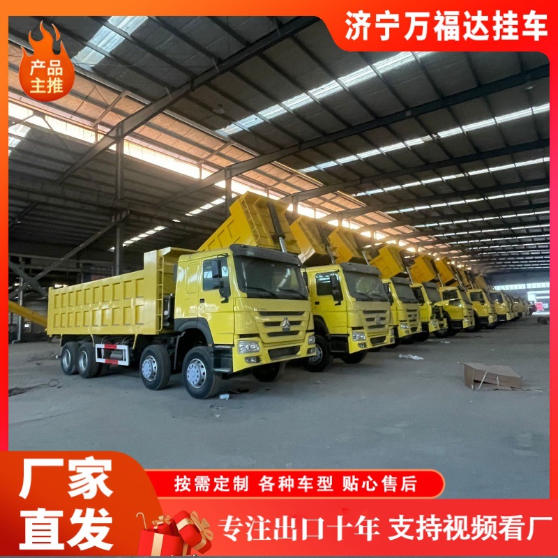 Howo 371 Truck, Brand New Dump Truck, Engineering Vehicle, Tipper Truck, 371 Horsepower, Trailer Truck, 10-Wheel Dump Truck