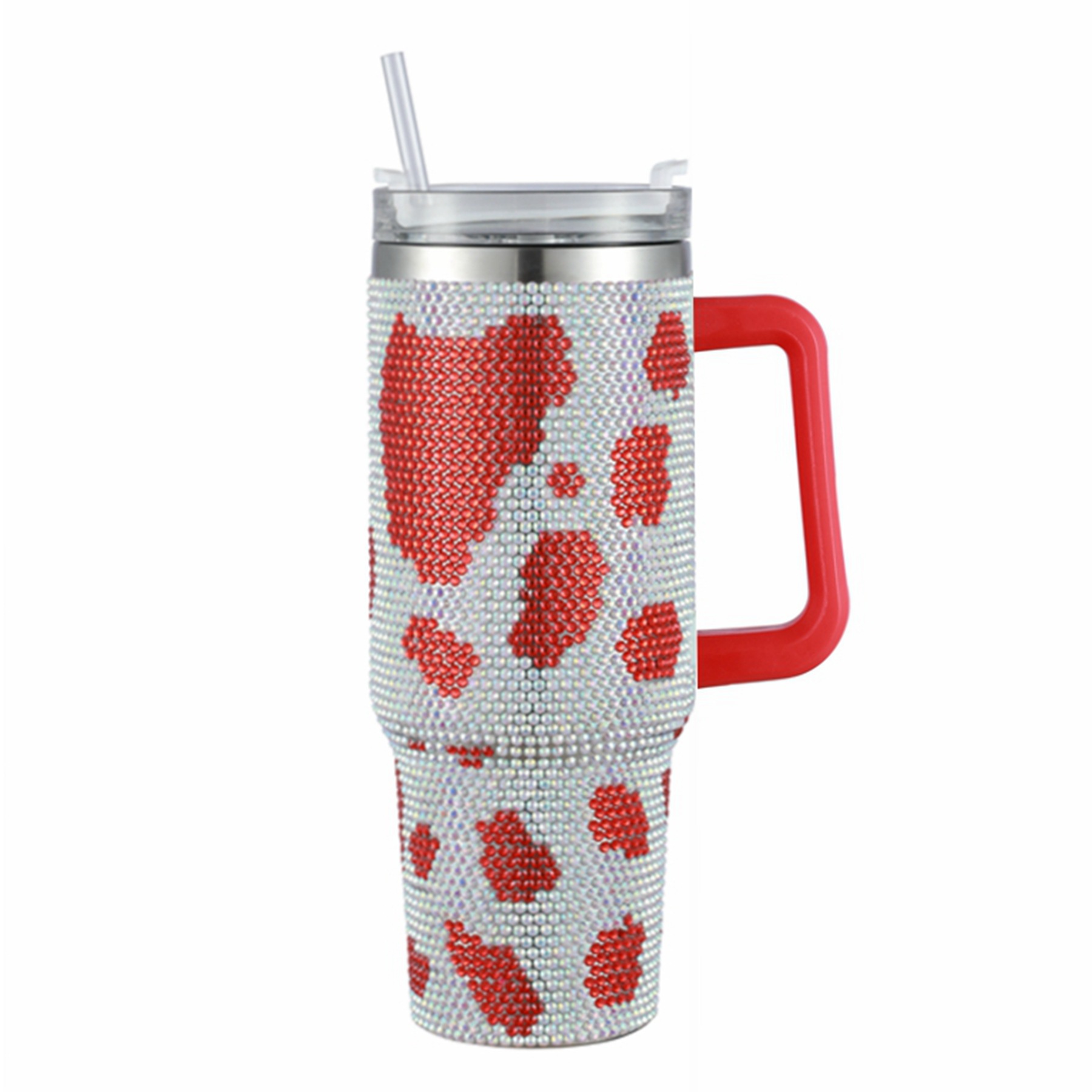 Cruz-frontera dedicado 40oz de acero inoxidable de diamante taza de vacío taza de helado de gran capacidad