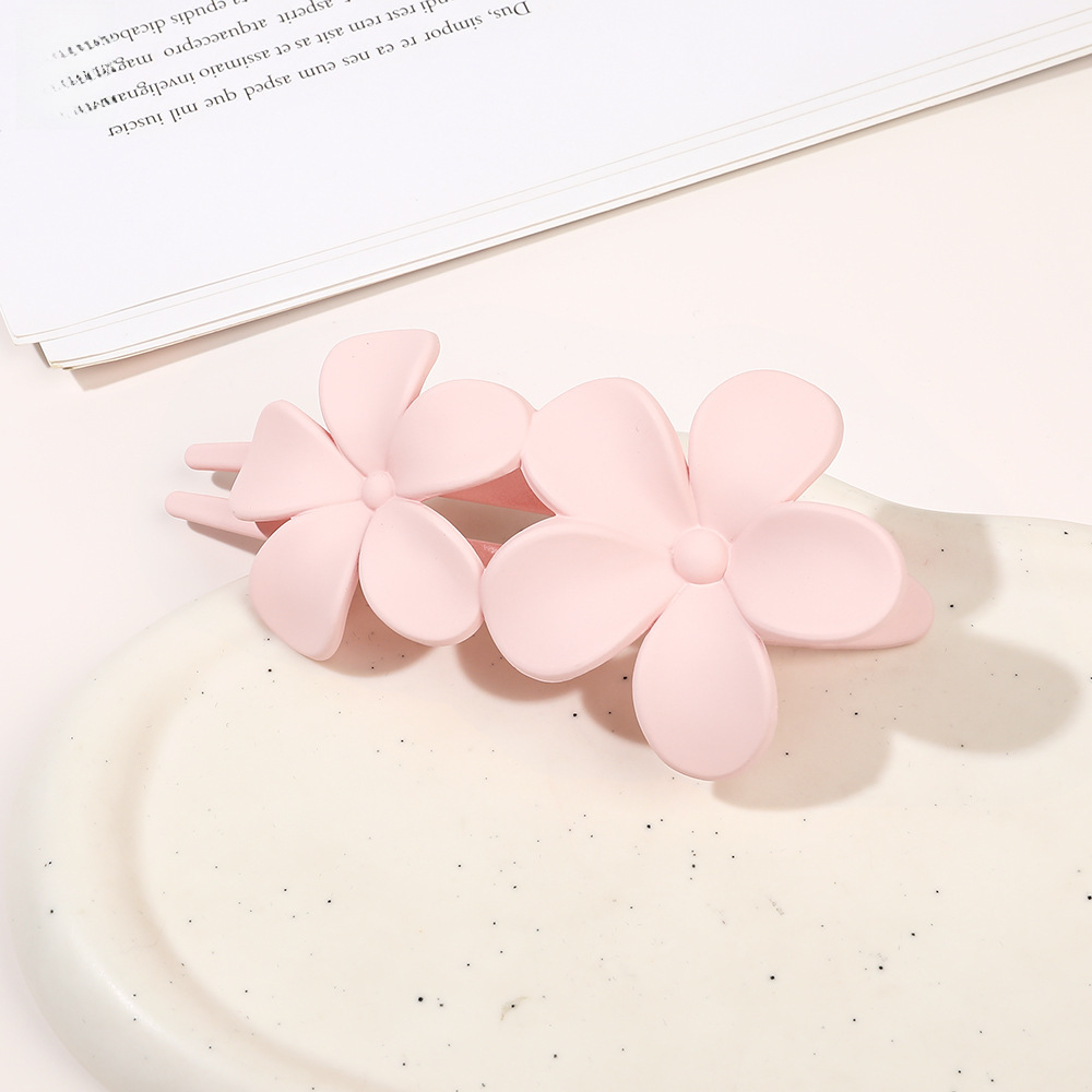 Qiyue matt värvi küljeklamber suur juuksenõel pesu näoklamber küljeklamber lihtne tukk juuksenõel pardilindiga peakate_voghion.com