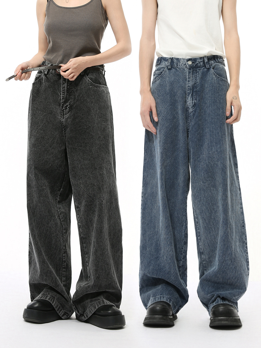 MTLCLOTHES Hombres| Otoño nuevo estilo americano de moda algodón retrógrado ropa de lavado moderna conjunto de vaqueros