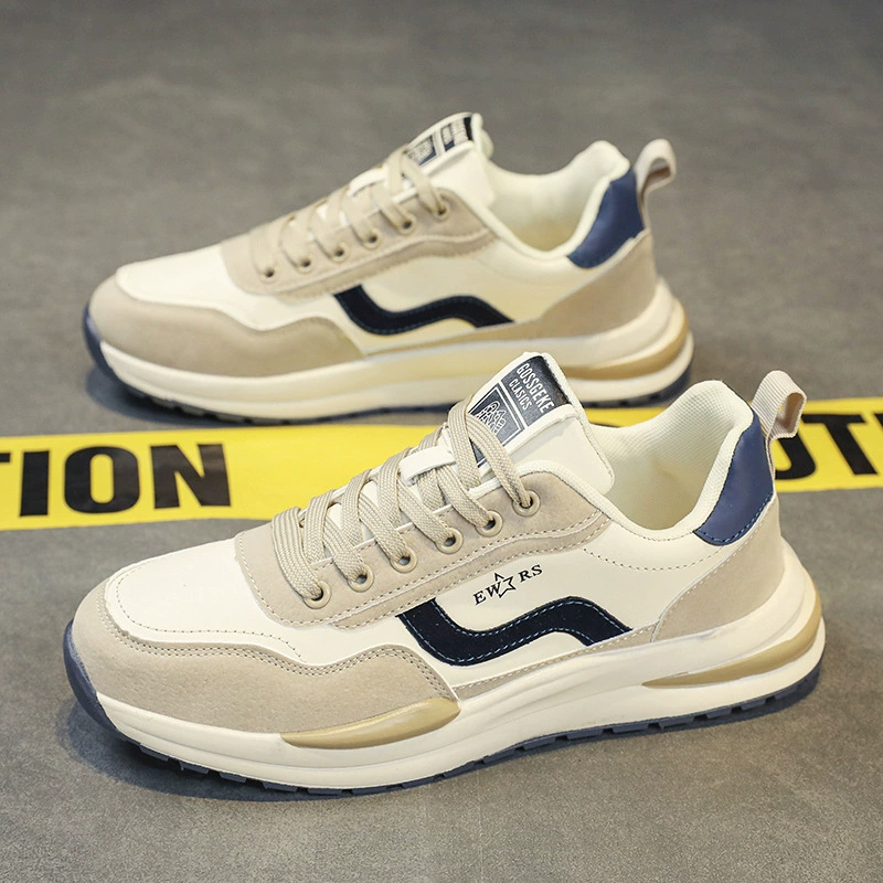 Summer breathable footwear, men's universal trend sports shoes for leisure, soft sole, for running, autumn