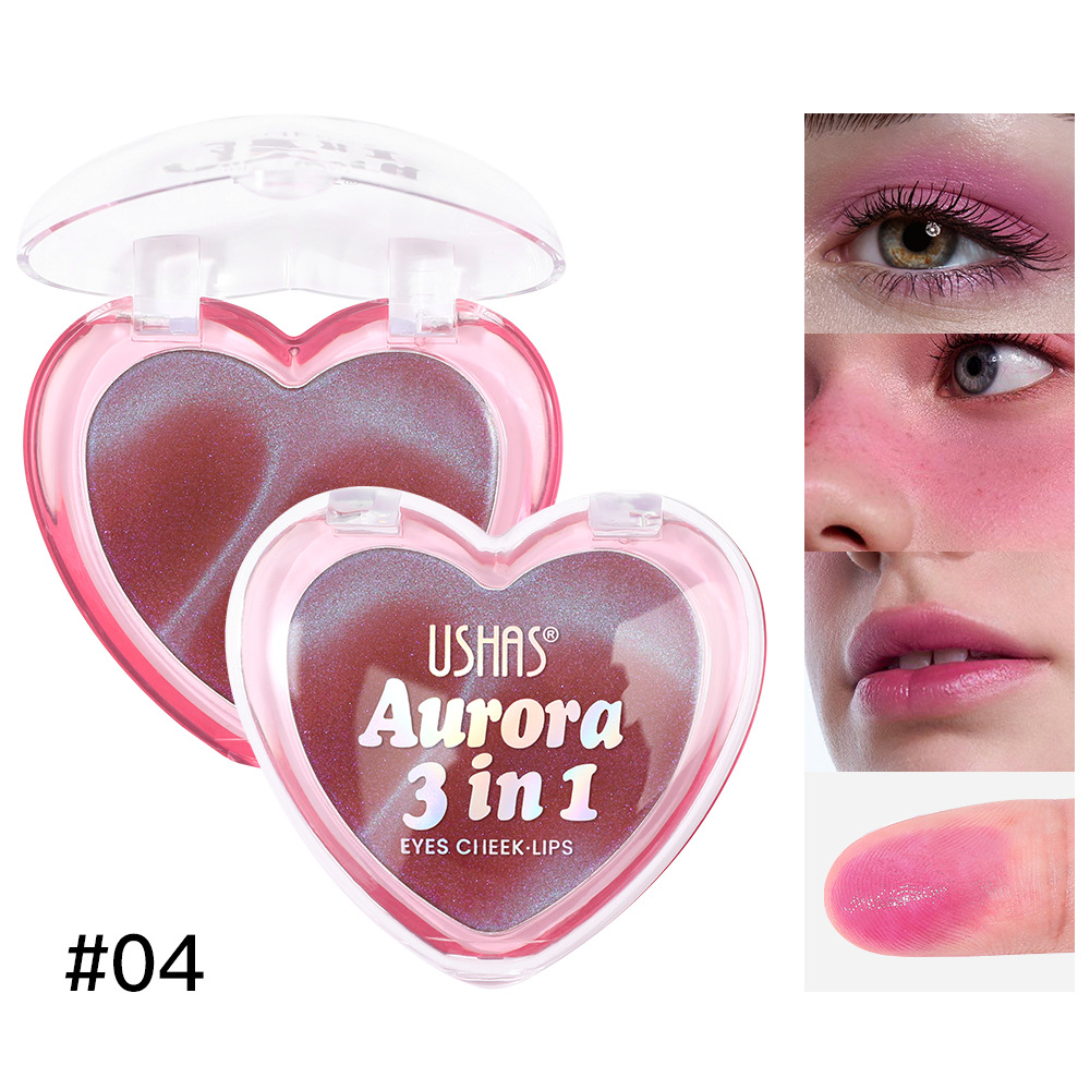 USHAS Europa y América spot transfronterizo rubor magnético de una sola rejilla impermeable de larga duración para mejorar la tez natural UC105