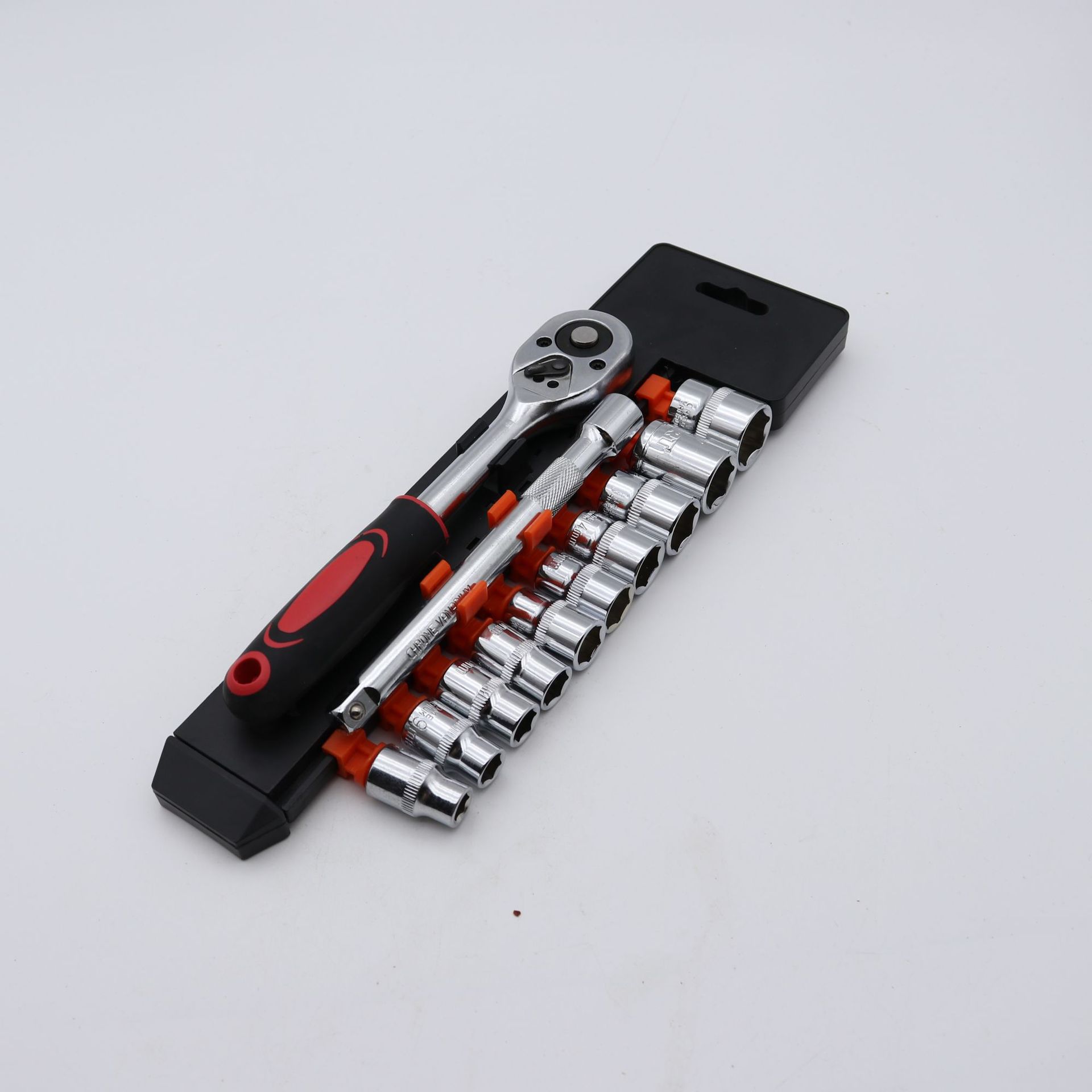 Herramientas de mantenimiento automotriz, herramientas de hardware, llave de manguito, llave de manguito de 46 piezas, cabeza de llave de manguito