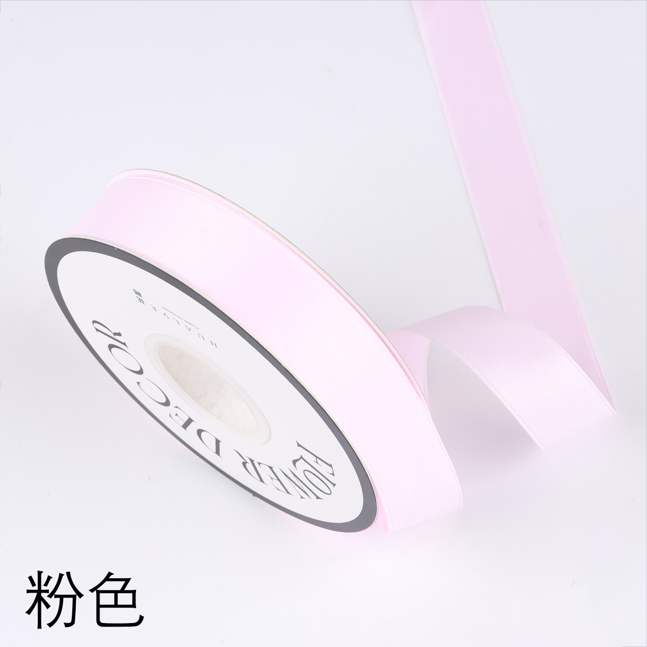 2,5 cm cinta de poliéster de doble cara al por mayor bolsa hecha a mano de bricolaje materiales de flores embalaje mate lavado bolsa de algodón cinta de la flor