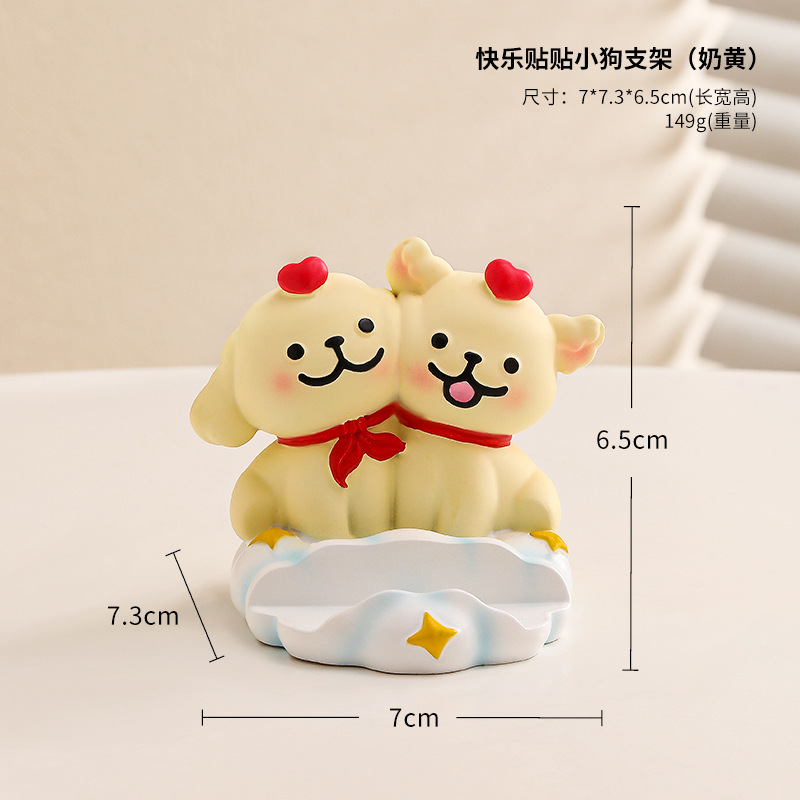 Soporte para teléfono móvil rana linda estación de oficina creativa cosas buenas decoraciones de escritorio regalos de cumpleaños niñas