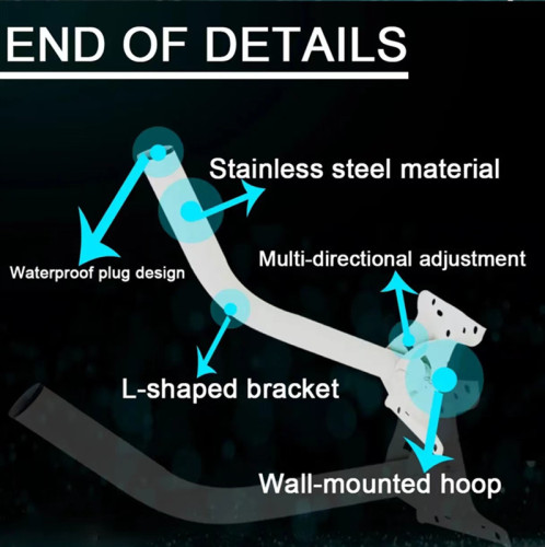 38-inch thickened and thickened wireless bridge, outdoor general-purpose bridge device, 5GL type fixed antenna bracket