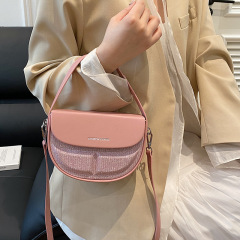 新款小眾手提包包女2024新款時尚精緻小方包單肩高級斜跨單肩包潮
