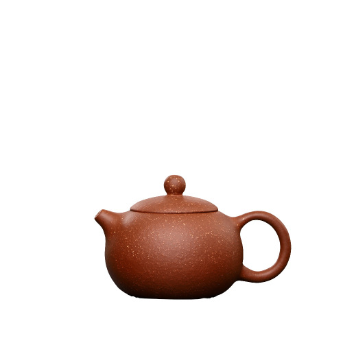 Wholesale Yixing dragon blood sand Xishi purple clay teapot handmade ball hole original mineral purple clay teapot tea set one piece drop shipping