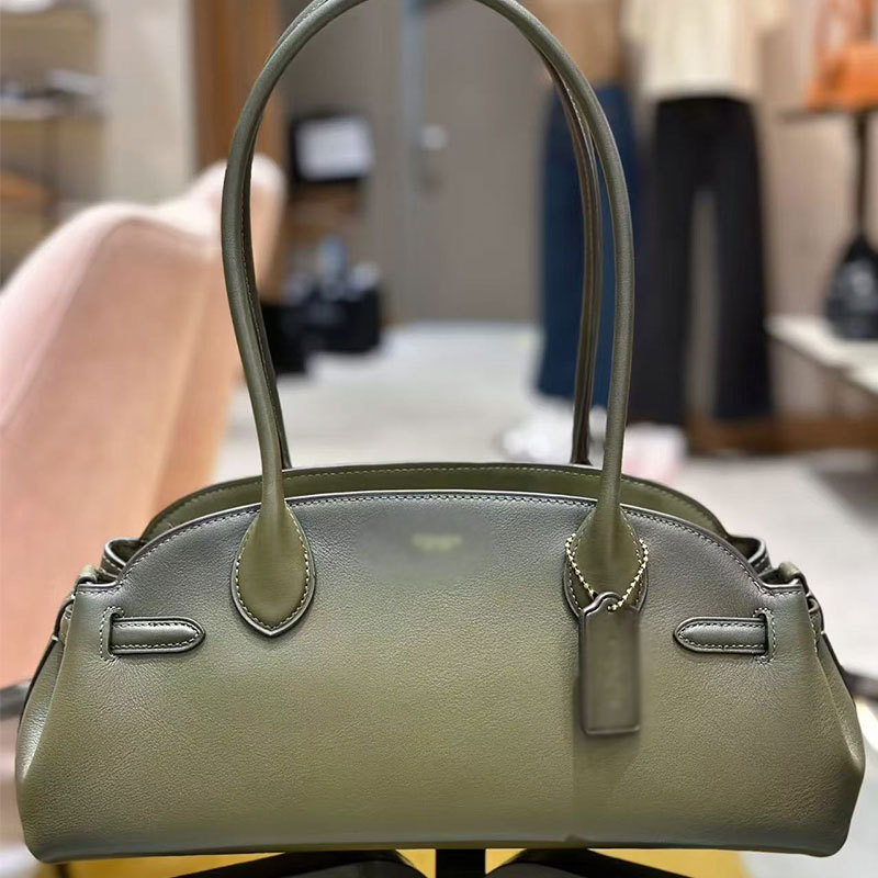 Koujia Empare Carryall 34 Oil Wax Handbag Commuter Shoulder Bag Fashionable Retro Underarm Bag