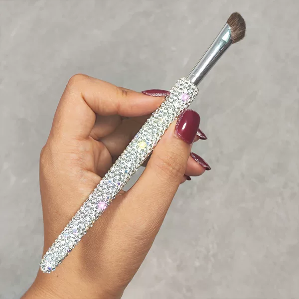 High-End Creative Nose Shadow Brush, Light Luxury Diamond-Encrusted Multi-Purpose Highlighter Concealer Eye Shadow Brush, Factory Direct Sales, Cross-Border Hot Sale