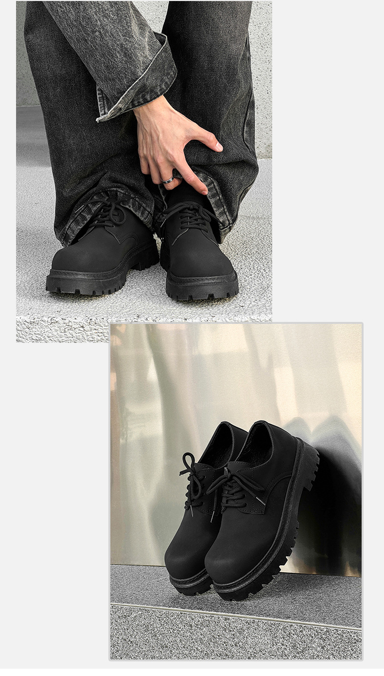 ShoeVault Stivali Martin da uomo bassi 2025 Primavera Quattro Stagioni Retro Casual Stile Britannico Scarpe Derby in Pelle con Alluce Valgo_voghion.com