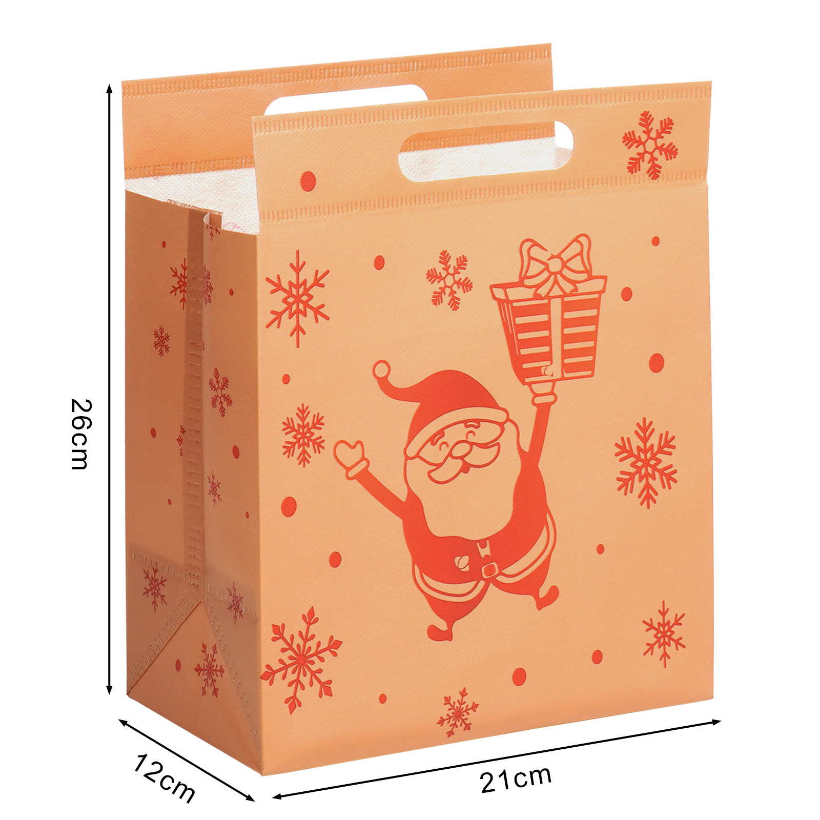 Engrosar las bolsas de Navidad no tejidas bolsas de regalo grandes bolsas de regalo promoción de tiendas de centros comerciales bolsas de mano se pueden imprimir logotipos image 8