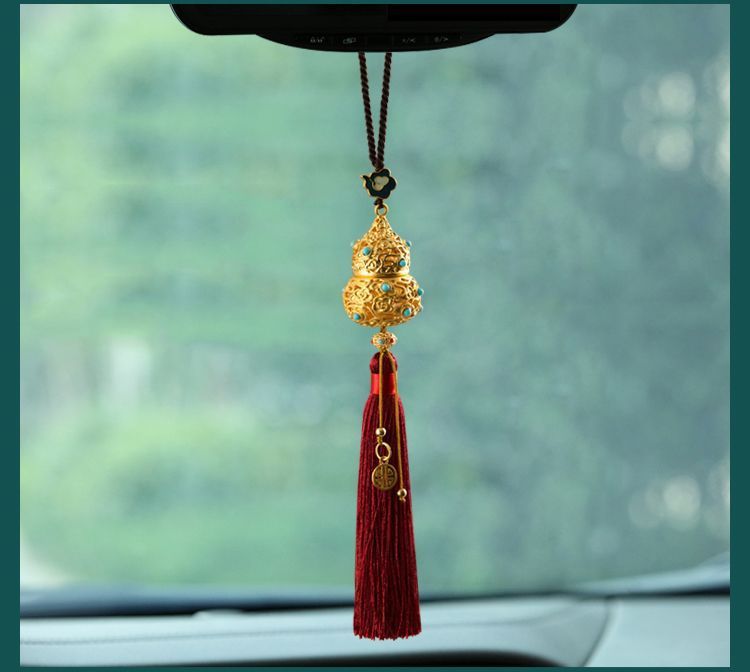 Baoping An Auto Parts Car Hanging Gourd Car Aromatherapy Hanging Ornaments Car Rearview Mirror Hanging Ornaments Car Ornaments Internet Celebrant Ornaments