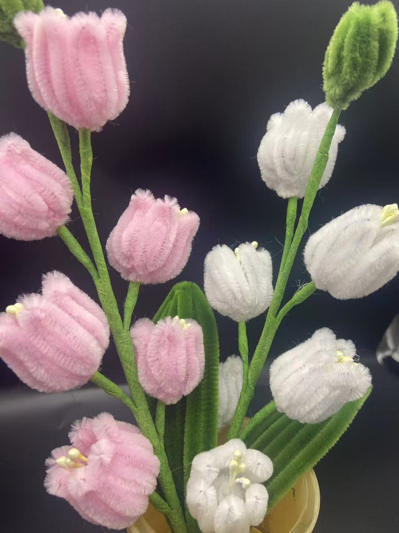 Single Twist Stick Finished Product, Handmade Arrangement Decoration, Lily Of The Valley Wedding Bouquet, Home_voghion.com