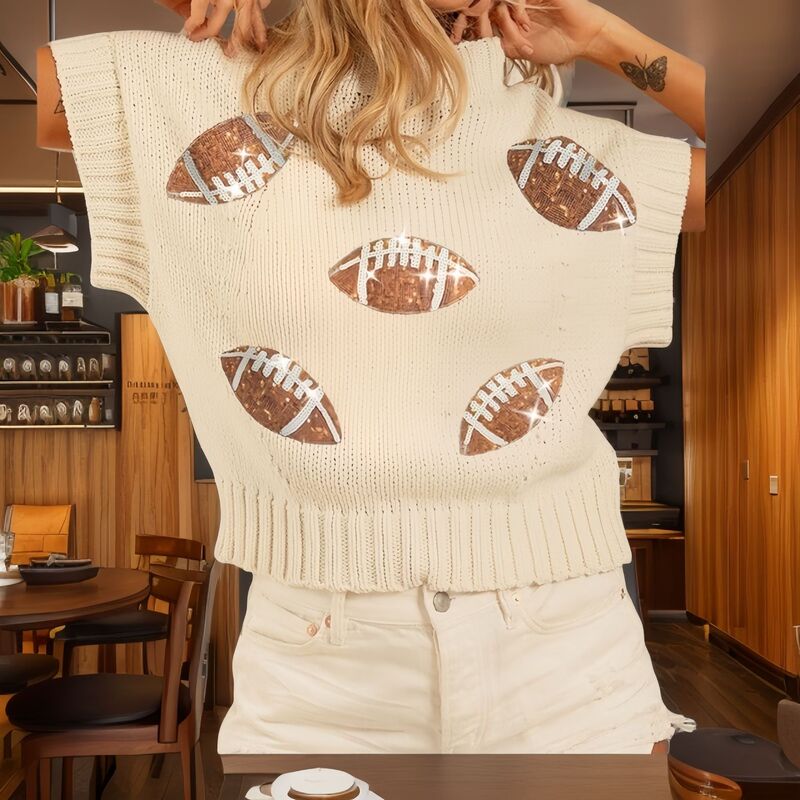 Knitted Sweater Women's Jacket European and American Loose High-End Rugby Thin Style Super Nice Outerwear High-End Foreign Trade Top Cross-Border