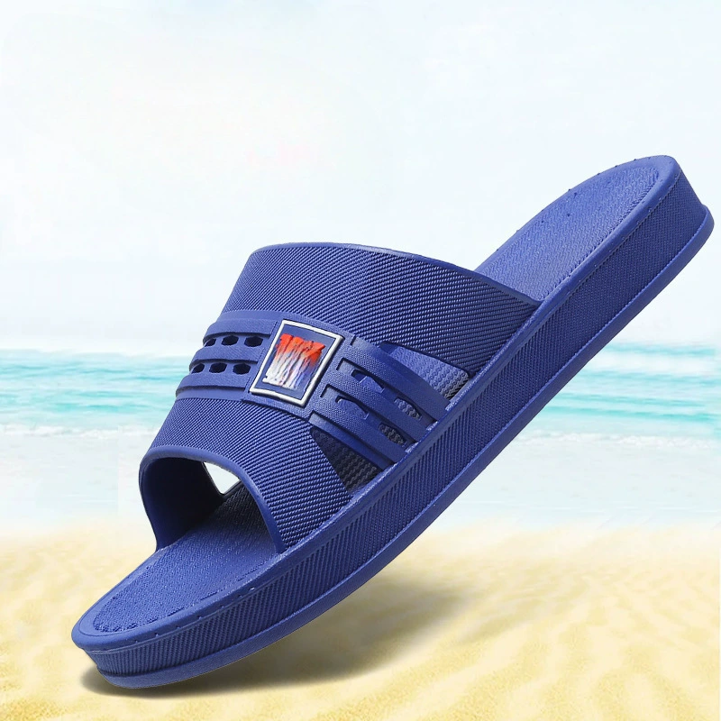 Мужские сандалии из натурального каучука, на толстой износостойкой водонепроницаемой нескользящей подошве, цельные, бесплатная доставка