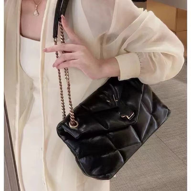 Yunduo Women's Bag Chain Messenger Bag Stray Bag Antique Versatile 2024 New Trendy Fashion Armpit Bag High-end