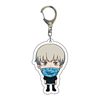 Acrylic keychain, double-sided cartoon pendant