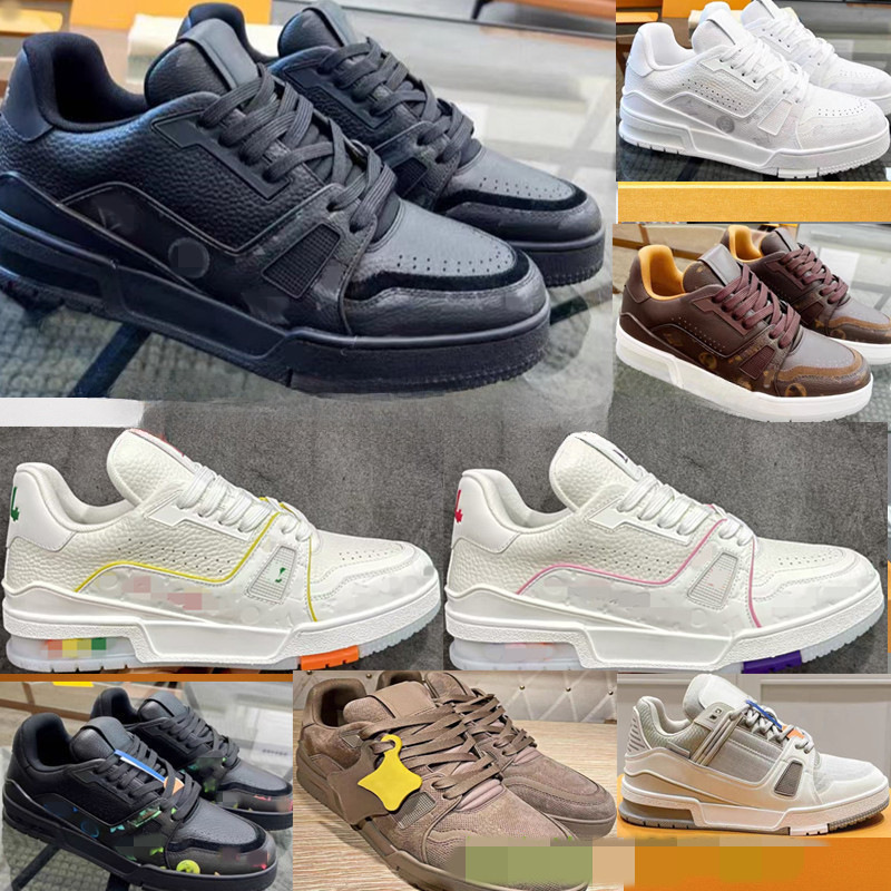 Putian Shoes Pure Original Trainer Leather Sneakers for Men and Women, High-End Luxury 2025L New Model with Gradient Print