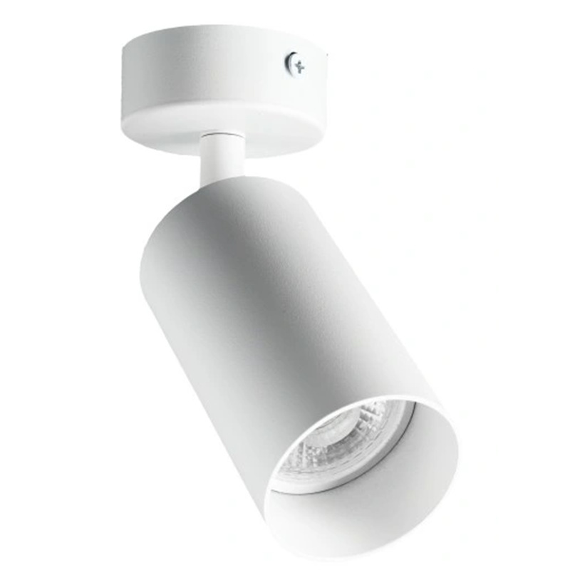 Los focos led de techo de dos extremos, tres cabezas y cuatro cabezas pueden reemplazar la fuente de luz para ajustar el ángulo de la lámpara de pista GU10 de la tienda de ropa