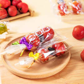 迷你糖葫芦透明包装袋棉花糖草莓圣诞冰糖葫芦专用袋子蝴蝶结竹签