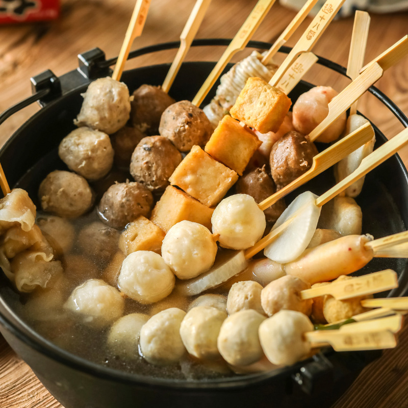 Chaoshan beef balls, fish balls, commercial Malatang, barbecue skewers, hot pot balls, Oden ingredients, frozen wholesale