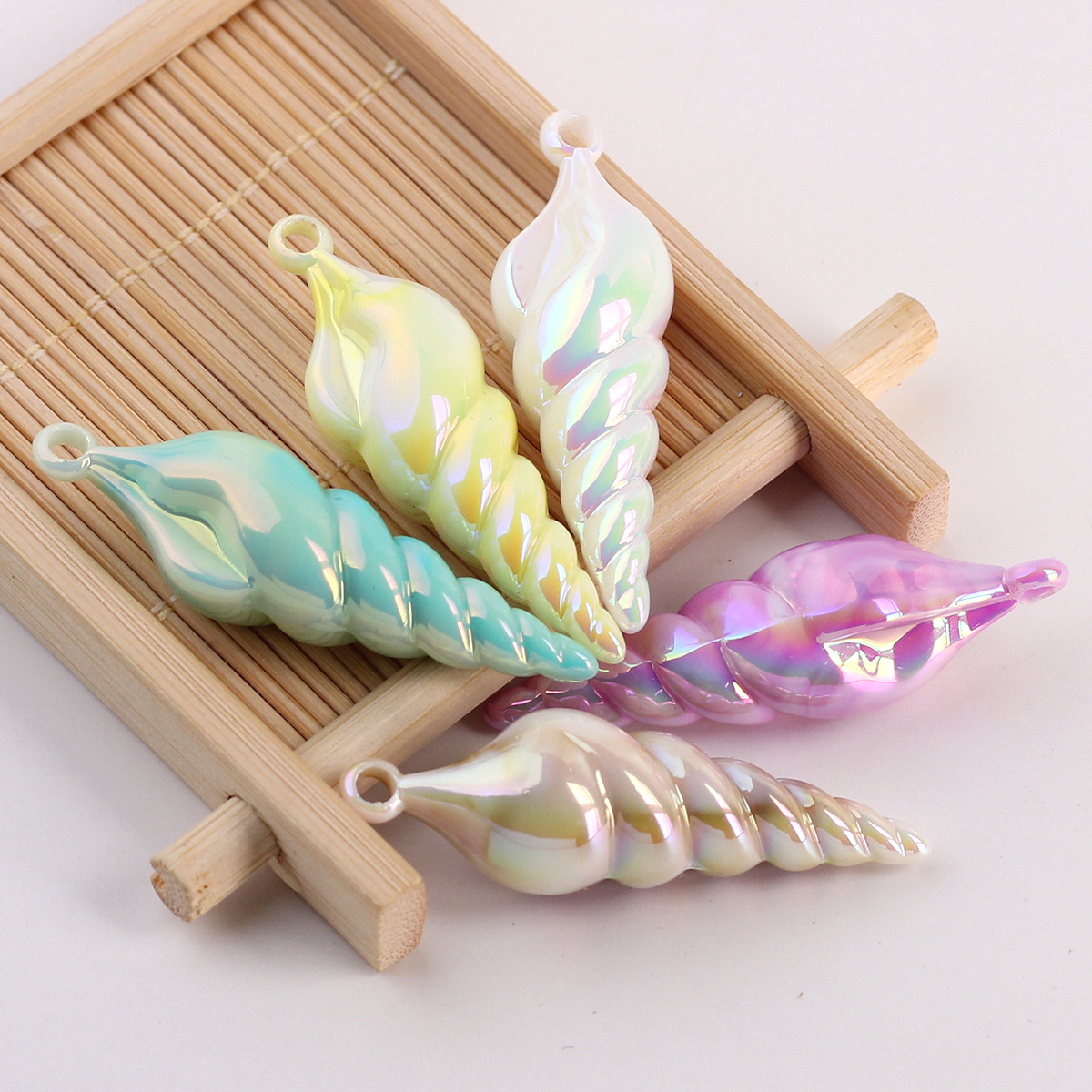 4g Weight Pendant Jewelry Making Type Charms Classification 1 Piece Quantity 1 Piece Acrylic Conch Polished Pendant Charms