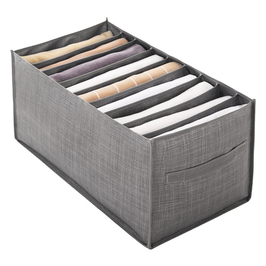 Caja de almacenamiento de ropa pantalones caja de almacenamiento de tela no tejida cajón de ropa bolsa de almacenamiento bolsa de partición polainas caja de organización