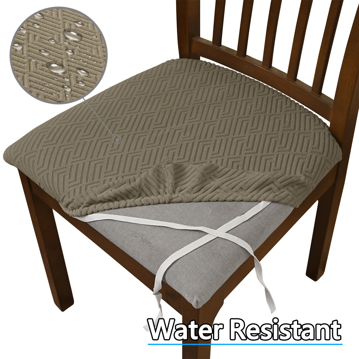 Nuevo juego de banco de laberinto impermeable jacquard transfronterizo con cuerda general anti-agarre de gato funda de cojín de asiento de hotel SHEIN emitida en nombre de