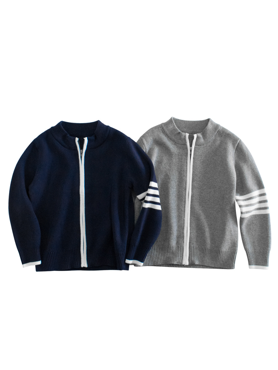 27kids Ropa Infantil Transfronteriza, Nuevos Productos Otoño-Invierno 2025, Suéter Infantil, Cárdigan, Ropa de Punto para Niños, Chaqueta para Bebés