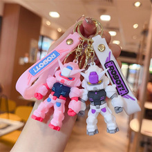 迷你机甲战士包包挂件卡通钥匙链汽车挂饰公仔钥匙扣批发娃娃礼品